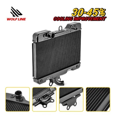 WOLFLINE Moto Radiateur Tout Aluminium Pour Honda Rebel CMX 1100 2021-2025 - Image 1 of 4