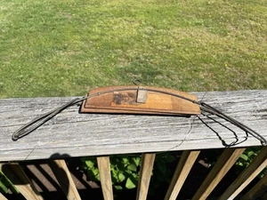Antique Circa 1900 Belmar Co Wood and Metal Suit and Skirt Holder Coat Hanger - Picture 1 of 7