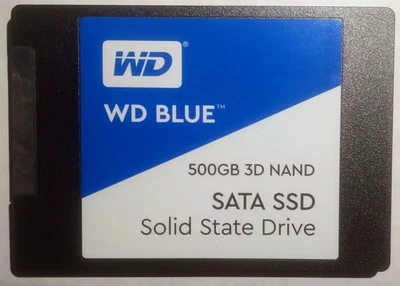 Disk SSD SATA  500GB   WD BLUE WDS500G2B0A TLC SATA III 2,5'' - Photo 1/4