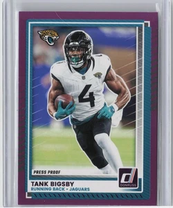 Donruss #290 2025 tanque Bigsby pruebas de prensa púrpura - Imagen 1 de 2