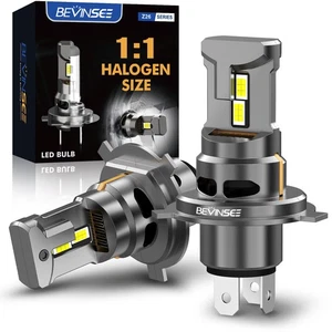 BEVINSEE H4 LED Headlight Bulbs 70W High Low Beam For VW Polo MK5 602 2010-2022 - Picture 1 of 10