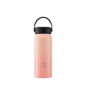 h2 hydro2 Flash Big Mouth Water Bottle 560ml - Orange - Picture 1 of 2