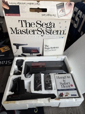 Sega Master System Original Launch Edition Console Complete In Box - Image 1 of 4