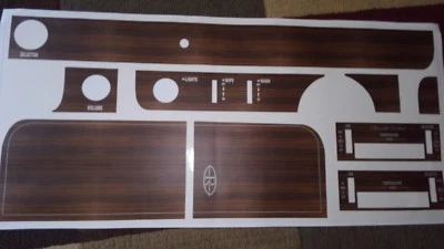 Como Nuevo de Lote Antiguo 1969-1970 Buick Riviera Juego de Tablero Completo Aplique Calcomanía. Foto 1 de 3