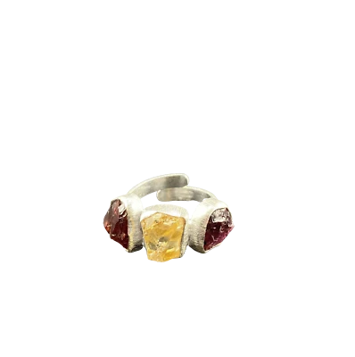 Moda Positano Gioielli - Collezione Zaffiro  Ag 925 con Granato e Quarzo Citrino - Immagine 1 di 4