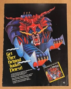 Judas Priest - Defensores de la Fe RARO anuncio de revista vintage '84 - Imagen 1 de 1