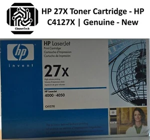 Cartucho de tóner HP 27X - HP C4127X | Original - Nuevo - Imagen 1 de 4