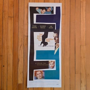 Man With The Golden Arm (1956) Original Insert Movie Poster 14x36" Frank Sinatra - Picture 1 of 4