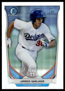 2014 Bowman Draft Picks & Prospects Chrome Jared Walker #CDP130 Refractor