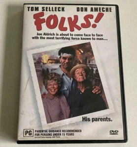 FOLKS! DVD 1992 - Region 4 Tom Selleck Don Ameche - Released 2004 - Picture 1 of 4