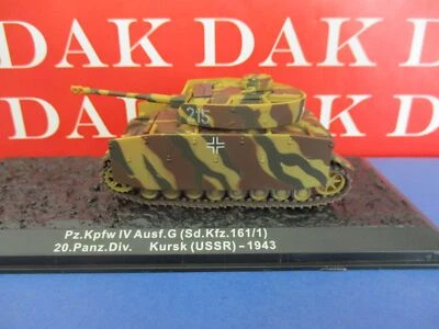 Die cast 1/72 Modellino Carro Armato Pz. Kpfw. IV Ausf.G 20 Pz. Div. Kursk 1943 - Immagine 1 di 4