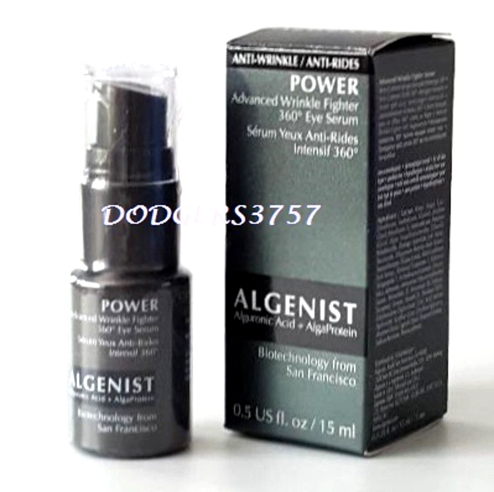 Suero para ojos Algenist Power Advanced antiarrugas 360° 0,5 oz ¡GUAU! Foto 1 de 2