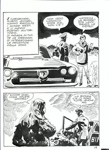 COMIC ART : Renzo Orru - Attualità nera # 16 - 3 Original Feder zeichnungen - Picture 1 of 4