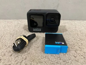 GoPro Hero 9 Black Action Camera w/ Battery + Charging Cable - Picture 1 of 12