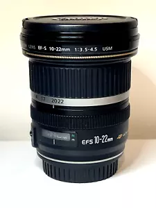 Canon EF-S 10-22mm f3.5-4.5 USM Wide Angle Zoom Lens - Picture 1 of 6