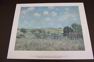 "Meadow" by Alfred Sisley 11 x 14 Print Unframed - Picture 1 of 4