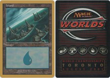 Island - Mercadian Masques 338 - Alex Borteh - 2001 ~ Near Mint World Championsh