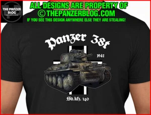 Camiseta Panzer 38t Segunda Guerra Mundial Tanque Alemán Versión 1 - Imagen 1 de 49