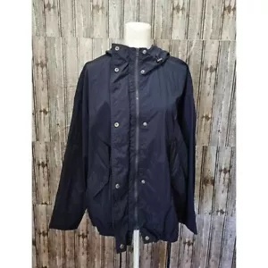 Banana Republic marineblau wasserdichte Damenjacke Größe L - Bild 1 von 11