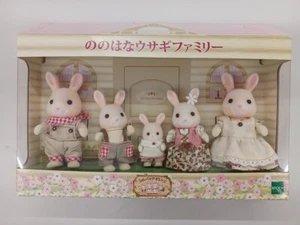 Sylvanian Families Nonohana Rabbit Family Sylvania Village Grinpa Limited Calico - Picture 1 of 7