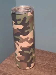 Camouflage (Jäger, Armee) 30 0z Becher SONDERANFERTIGUNG NEU - Bild 1 von 3