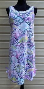Stylish Lilly Pulitzer Sleeveless Dress Embroidered With Side Bows Size 2 - Picture 1 of 8