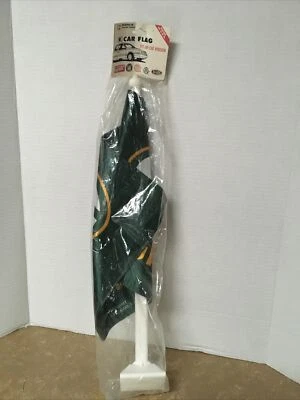 Raro Coche Green Bay Packers Doble Cara Bandera Oficial NFL De Colección SELLADO 1995 Foto 1 de 4