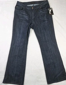 Constance Marie Women Pants Dark Denim Size 16W New Straight Legs - Picture 1 of 10