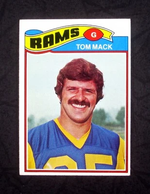1977 TOPPS SET BREAK Tom Mack #265 Los Angeles Rams EX-MT - Image 1 of 2
