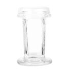 Glass Staining Jar w/ Cover, 5-Slides Capacity Lab Staining Tank