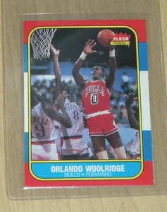 Fleer Basketball Orlando Woolridge 1986 #130 casi como nuevo a como nuevo - Imagen 1 de 2