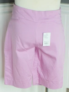 NEW Croft & Barrow The Effortless Stretch Bermuda Shorts Women's 10 Pink NWT - Picture 1 of 4