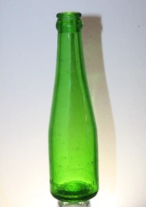 FAYETTEVILLE NC ORANGE CRUSH SODA BOTTLE GREEN - Picture 1 of 9