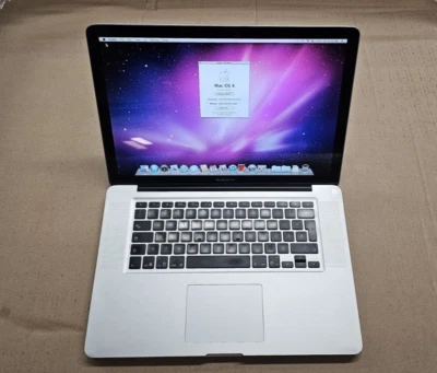 Apple MacBook Pro A1286 15.4 Laptop Core2 Duo 2.53 256GB SSD / ***NO OS - Image 1 of 4