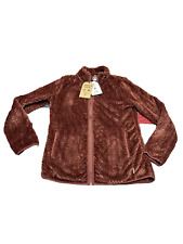 $78 Avalanche Jacket Women Medium Brown Fleece Full Zip Outdoors Sweater