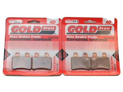Brake Pads Front & Rear For Yamaha XT 125 13D3 13D5 21" 18" Wheel 2007-2011 - Image 1 of 2