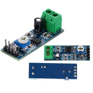 2PCS 200Times Gain 5V-12V LM386 Modulo Amplificatore Audio 10K Resistenza Regolabile - Foto 1 di 8