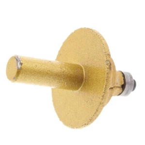 Punta per router ruota profilo brasato diamantato 49 mm diametro bullnose percorso pietra grossolana - Foto 1 di 6