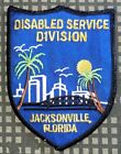 Behindertendienstabteilung Jacksonville Florida Patch Kleber auf/Nähen gebraucht A1026