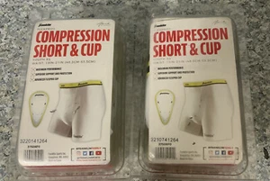 ⚡️Franklin Sports Youth Cup W/Compression Short Size XS/SM/MD⚠️Set Of 4 Pieces⚠️ - Picture 1 of 5