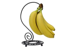 Bananenhalter Baumständer frische Bananen Haken Küche Arbeitsplatte Tischplatte kein Rost - Bild 1 von 8