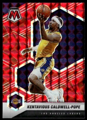 2020-21 Panini Mosaic RED PRIZM Kentavious Caldwell-Pope Los Angeles Lakers #65 - Image 1 of 2