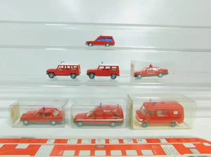 7x wiking H0 1:87 Fire Service Model MB: 600+605+607 etc, Mint + 4x Box # - Picture 1 of 5