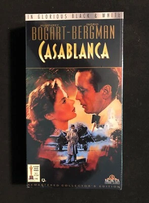 Casablanca (VHS, 1992) NEW SEALED Humphrey Bogart, Ingrid Bergman, Paul Henreid - Image 1 of 2