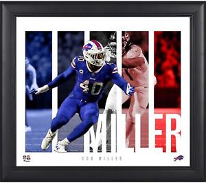 Von Miller Buffalo Bills Framed 15" x 17" Player Panel Collage