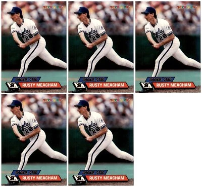 (5) 1993 Stadium Club Toys 'R' Us #76 Rusty Meacham Royals Card Lot - Image 1 of 2