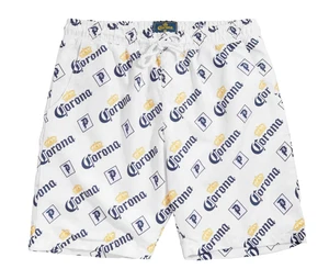 Primitive Skateboarding Apparel Men's X Corona Beer Cerveza Boardshorts - Picture 1 of 4