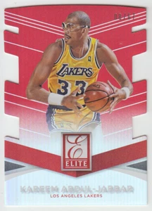 2014-15 Panini Donruss Elite Kareem Abdul-Jabbar #92 Status Red Die Cut 08/67 - Picture 1 of 2