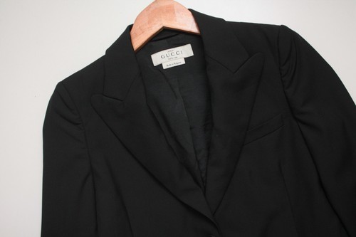 Blazer donna classico nero uniforme Gucci taglia 38