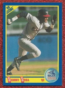 1990 SCORE #558 SAMMY SOSA ROOKIE RC NM OR BETTER CUBS 609 CAREER HOME RUNS - Picture 1 of 1